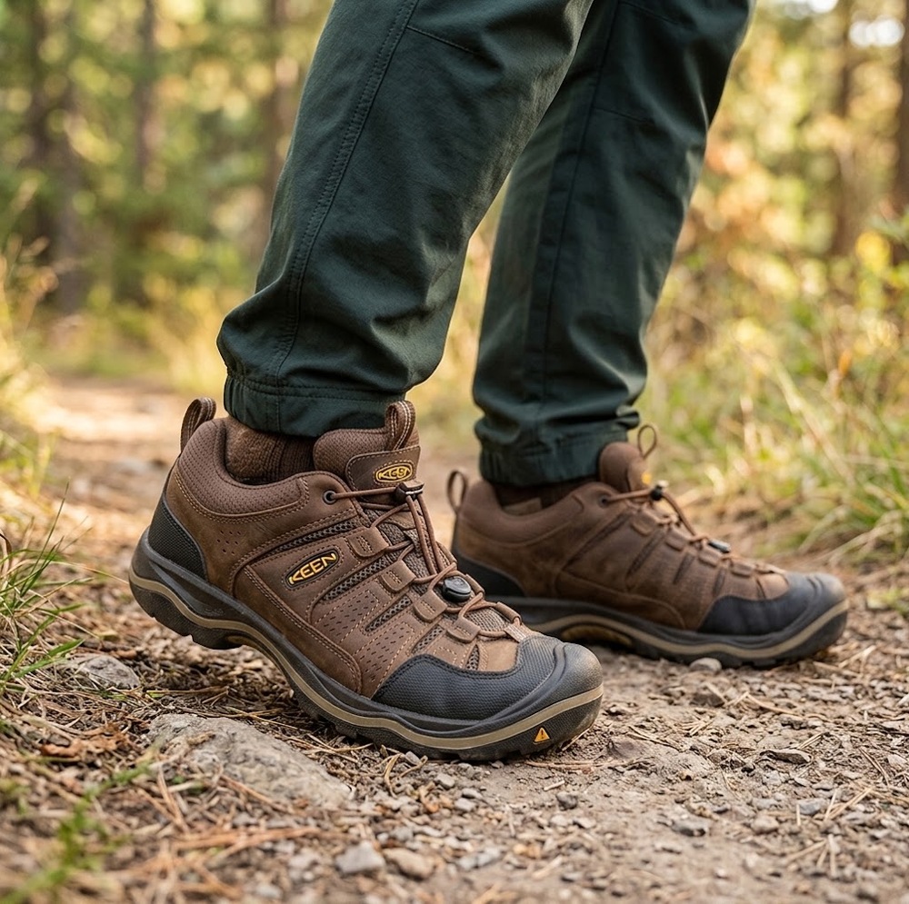 Keen Men's Rialto Traveler Shoes Walking Hiking American Built Size 9 Brown